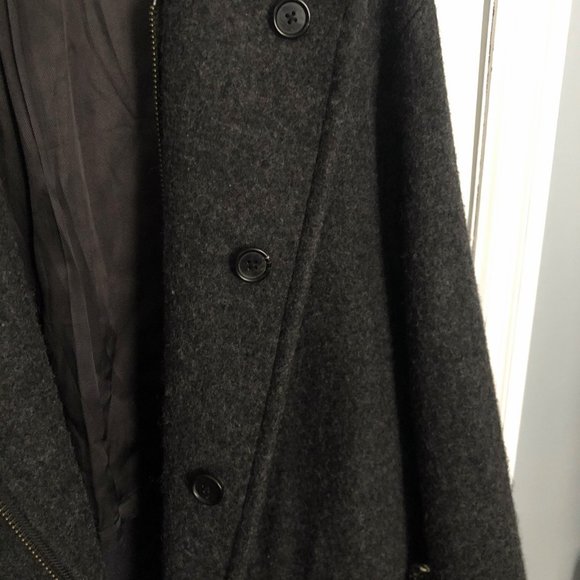 3.1 PHILLIP LIM Wool Notch-Lapel Overcoat - Picture 6 of 6